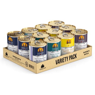 Weruva Weruva Baron's Batch Variety Pack Grain-Free Canned Dog Food, 14-oz, case of 12