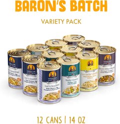 Weruva Baron's Batch Variety Pack Grain-Free Canned Dog Food, 14-oz, case of 12 slide 2 of 9