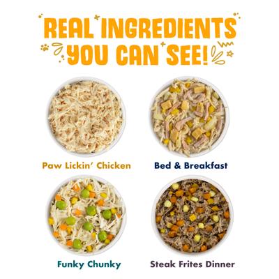 Show full view: Weruva Baron's Batch Variety Pack Grain-Free Canned Dog Food, 14-oz, case of 12 slide 4 of 13