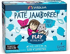 Weruva Best Feline Friend Paté Lovers, Aw Yeah! Paté Jamboree! Variety Pack + BFF Play Pate Lovers Pate Partay Variety Pack Wet Cat Food slide 2 of 9
