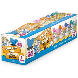Weruva Best Fido Friend Fun Size Meals Chicken Cup Hookup Variety Pack Wet Dog Food, 2.75-oz cup, case of 8