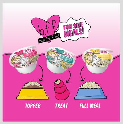 Show full view: Weruva Best Fido Friend Fun Size Meals Oh So Nice Wet Dog Food, 2.75-oz cup, case of 12 slide 7 of 12