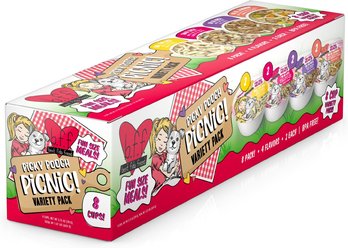 Weruva Best Fido Friend Fun Size Meals Picky Pooch Picnic Variety Pack Wet Dog Food, 2.75-oz cup, case...