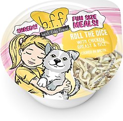 Weruva Best Fido Friend Fun Size Meals Roll The Dice Wet Dog Food, 2.75-oz cup, case of 12