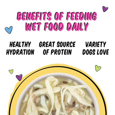 Show full view: Weruva Best Fido Friend Fun Size Meals Roll The Dice Wet Dog Food, 2.75-oz cup, case of 12 slide 5 of 13