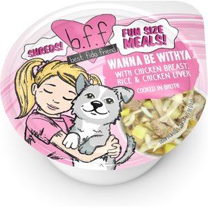 Weruva Best Fido Friend Fun Size Meals Wanna Be Withya Wet Dog Food, 2.75-oz cup, case of 12