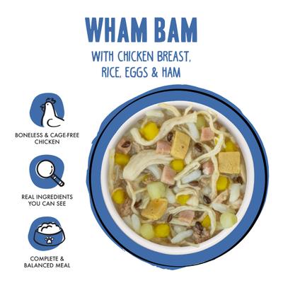 Show full view: Weruva Best Fido Friend Fun Size Meals Wham Bam Wet Dog Food, 2.75-oz cup, case of 12 slide 4 of 13