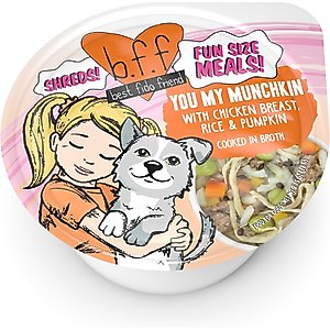 Weruva Best Fido Friend Fun Size Meals You My Munchkin Wet Dog Food, 2.75-oz cup, case of 12