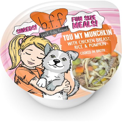 Weruva Weruva Best Fido Friend Fun Size Meals You My Munchkin Wet Dog Food, 2.75-oz cup, case of 12