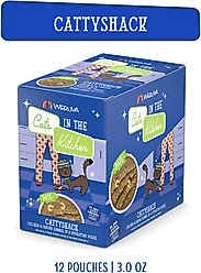 Weruva Cats in the Kitchen Cattyshack with Chicken & Shrimp Pate Grain-Free Cat Food Pouches, 3-oz pouch, case of 12 slide 2 of 9