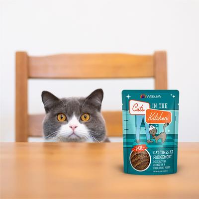 Show full view: Weruva Cats in the Kitchen Cattyshack with Chicken & Shrimp Pate Grain-Free Cat Food Pouches, 3-oz pouch, case of 12 slide 10 of 13