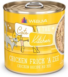 Weruva Cats in the Kitchen Chicken Frick 'A Zee Chicken Recipe Au Jus Grain-Free Wet Cat Food, 10-oz, case of 12