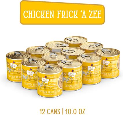 Show full view: Weruva Cats in the Kitchen Chicken Frick 'A Zee Chicken Recipe Au Jus Grain-Free Wet Cat Food, 10-oz, case of 12 slide 3 of 13