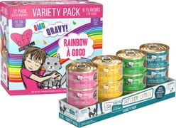 Weruva Cats in the Kitchen Cuties Variety Pack + BFF Rainbow A Gogo Variety Pack Wet Cat Food Pouches slide 1 of 7