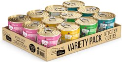 Weruva Cats in the Kitchen Cuties Variety Pack Grain-Free Canned Cat Food, 10-oz, case of 12