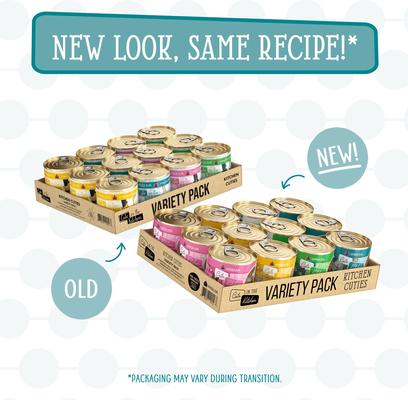 Show full view: Weruva Cats in the Kitchen Cuties Variety Pack Grain-Free Canned Cat Food, 10-oz, case of 12 slide 3 of 13
