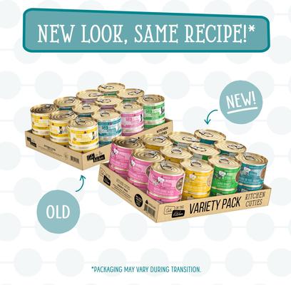 Show full view: Weruva Cats in the Kitchen Cuties Variety Pack Grain-Free Canned Cat Food, 6-oz, case of 24 slide 3 of 13