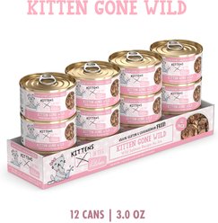 Weruva Cats in the Kitchen for Kittens Kitten Gone Wild Grain-Free Wet Cat Food, 2.8-oz can, case of 12 slide 2 of 9