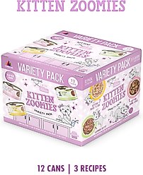 Weruva Cats in the Kitchen for Kittens Kitten Zoomies Variety Pack Grain-Free Wet Cat Food, 3-oz can, case of 12 slide 2 of 9
