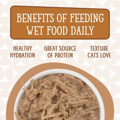 Show full view: Weruva Cats in the Kitchen Fowl Ball Chicken & Turkey Au Jus Grain-Free Canned Cat Food, 6-oz, case of 24 slide 8 of 13