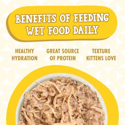 Show full view: Weruva Cats in the Kitchen Kitten Frick 'A Zee Chicken in Gravy Grain-Free Wet Cat Food, 2.8-oz can, case of 12 slide 6 of 14