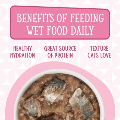 Show full view: Weruva Cats in the Kitchen Kitty Gone Wild Salmon Au Jus Grain-Free Wet Cat Food, 10-oz, case of 12 slide 7 of 13