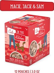 Weruva Cats in the Kitchen Mack, Jack & Sam Salmon, Mackerel & Tuna Recipe + Cats in the Kitchen Love Me Tender Chicken & Duck Recipe Cat Food Pouches slide 2 of 9