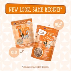 Weruva Cats in the Kitchen Pumpkin Jack Splash Tuna in Pumpkin Soup Grain-Free Cat Food Pouches, 3-oz pouch, case of 12 slide 2 of 9