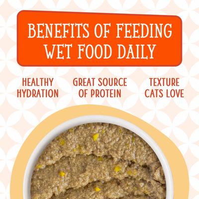 Show full view: Weruva Cats in the Kitchen The Breakfast Cat with Chicken & Pumpkin Grain-Free Cat Food Pouches, 3-oz pouch, case of 12 slide 7 of 13