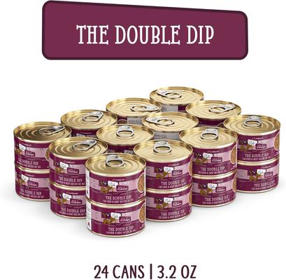 Show full view: Weruva Cats in the Kitchen The Double Dip Chicken & Beef Au Jus Grain-Free Canned Cat Food, 6-oz, case of 24 slide 4 of 13