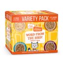 Weruva Cats in the Kitchen Word From The Bird! Variety Pack Grain-Free Wet Cat Food, 3.2-oz can, case of 12