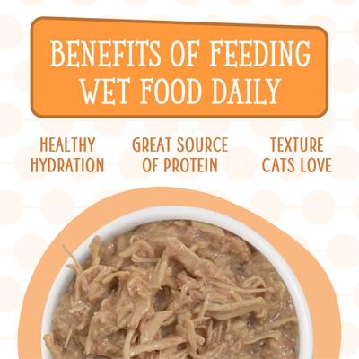 Show full view: Weruva Cats in the Kitchen Word From The Bird Variety Pack Wet Cat Food, 6.0-oz can, case of 12 slide 6 of 12