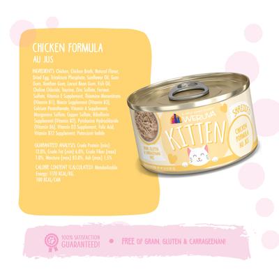 Show full view: Weruva Chicken Breast Formula in a Hydrating Puree + Chicken Formula Au Jus Wet Cat Food slide 8 of 9