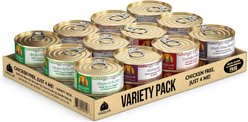 Weruva Chicken-Free Just 4 Me Variety Pack Grain-Free Canned Dog Food, 5.5-oz, case of 24