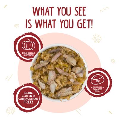 Show full view: Weruva Cirque De La Mer with Tuna & Veggies in Pumpkin Soup + Marbella Paella with Mackerel & Pumpkin in Aspic Canned Dog Food slide 9 of 9