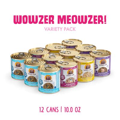 Show full view: Weruva Classic Cat Food Variety Pack Wowzer Meowzer Wet Cat Food, 10-oz can, 12 count slide 3 of 13