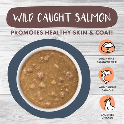 Show full view: Weruva Classic Cat Goody Stew Shoes Chicken & Salmon in Gravy Stew Canned Cat Food, 5.5-oz can, case of 8 slide 4 of 12