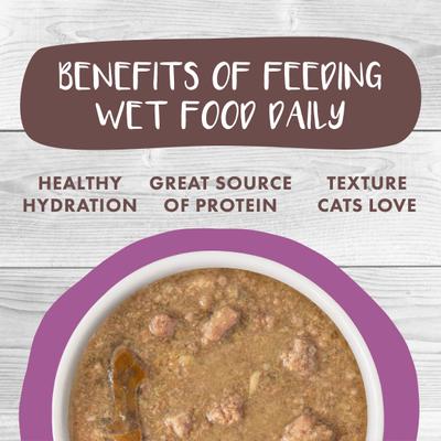 Show full view: Weruva Classic Cat Stewbacca Chicken, Duck & Salmon in Gravy Stew Canned Cat Food, 2.8-oz can, case of 12 slide 7 of 12