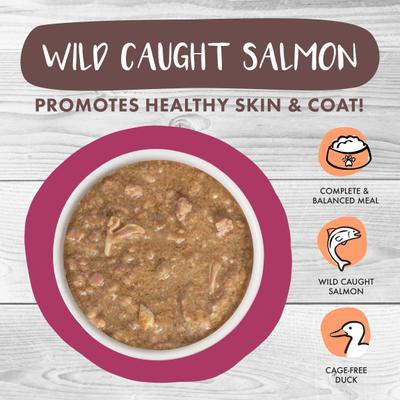 Show full view: Weruva Classic Cat Stewlander Duck & Salmon in Gravy Stew Canned Cat Food, 5.5-oz can, case of 8 slide 4 of 12