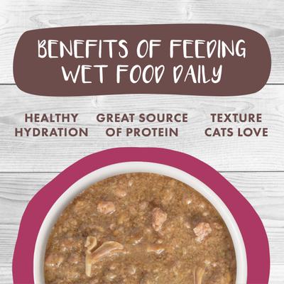 Show full view: Weruva Classic Cat Stewlander Duck & Salmon in Gravy Stew Canned Cat Food, 5.5-oz can, case of 8 slide 7 of 12