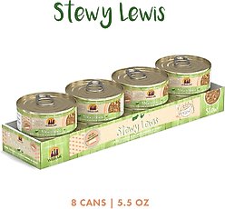 Weruva Classic Cat Stewy Lewis Lamb, Chicken & Salmon in Gravy Stew Canned Cat Food, 5.5-oz can, case of 8 slide 2 of 8