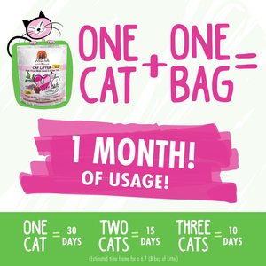 Weruva Classic Fresh Scented Clumping Wood Cat Litter, 11.7-lb bag