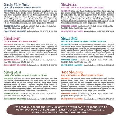 Show full view: Weruva Classic Stews, Spoil Me Stewpid! Variety Pack Wet Cat Food, 2.8-oz can, 18 count slide 5 of 12