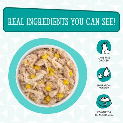 Show full view: Weruva Dogs in the Kitchen Funk in the Trunk with Chicken Breast & Pumpkin Au Jus Grain-Free Canned Dog Food, 10-oz can, 12 count slide 4 of 12