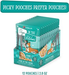 Weruva Dogs in the Kitchen Funk in the Trunk with Chicken Breast & Pumpkin Au Jus Grain-Free Dog Food Pouches, 2.8-oz pouch, 12 count slide 2 of 9