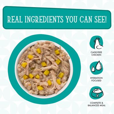 Show full view: Weruva Dogs in the Kitchen Funk in the Trunk with Chicken Breast & Pumpkin Au Jus Grain-Free Dog Food Pouches, 2.8-oz pouch, 12 count slide 5 of 12