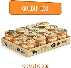 Weruva Dogs in the Kitchen Goldie Lox with Chicken & Wild Caught Salmon Au Jus Grain-Free Canned Dog Food, 10-oz can, 12 count slide 2 of 9