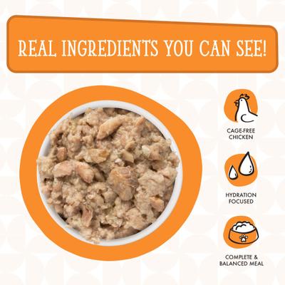 Show full view: Weruva Dogs in the Kitchen Goldie Lox with Chicken & Wild Caught Salmon Au Jus Grain-Free Dog Food Pouches, 2.8-oz pouch, 12 count slide 5 of 12