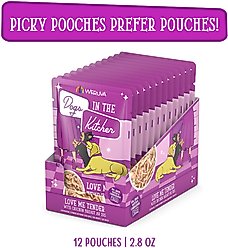 Weruva Dogs in the Kitchen Love Me Tender with Chicken Breast Au Jus Grain-Free Dog Food Pouches, 2.8-oz pouch, 12 count slide 2 of 9
