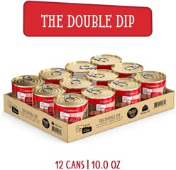 Weruva Dogs in the Kitchen The Double Dip with Beef & Wild Caught Salmon Au Jus Grain-Free Canned Dog Food, 10-oz can, 12 count slide 2 of 9